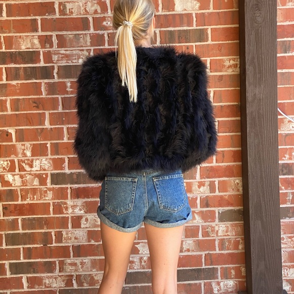 Sold Elsewhere::: Vintage Maribou Jacket 1990’s - Picture 5 of 15